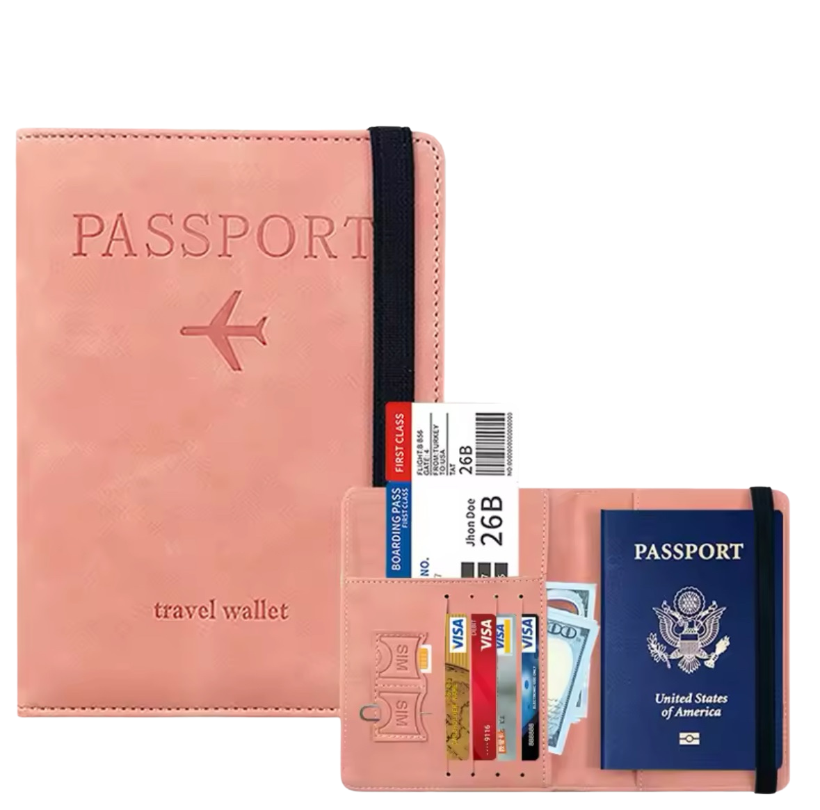 Paspoorthoesje met naam